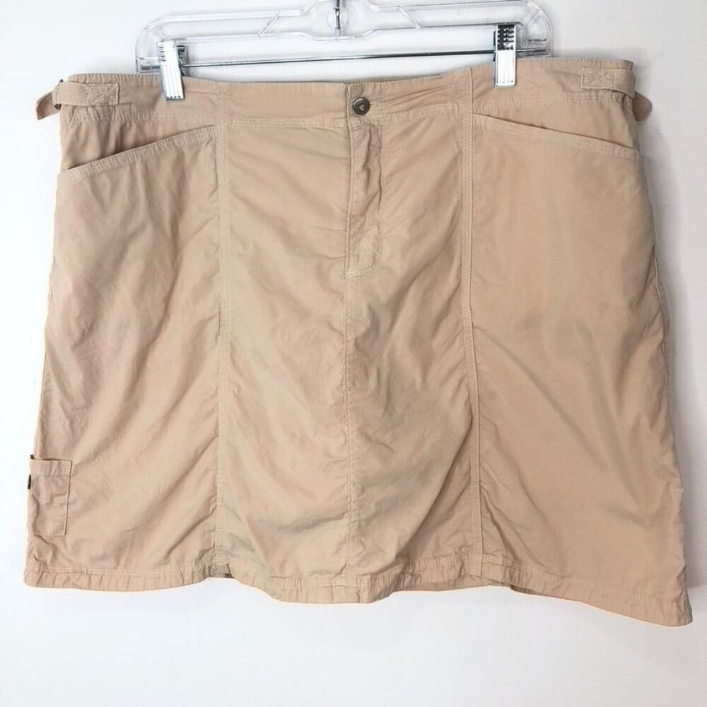 Fresh Produce Beige Cotton/Spandex Skort/Skirt Size XXL